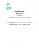 MODELOS MATEMÁTICOS PARA LA PRODUCCIÓN