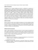 Caso: Desarrollo de línea de empaque de agua en bolsas en lugar de botellas