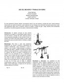 Uso del mechero y trabajo en vidrio