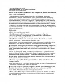 Construcción de la categoría de infancia: las infancias como construcción social. Página 1
