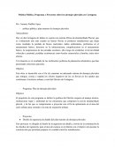 Política Pública: plan de drenajes pluviales en la ciudad de Cartagena