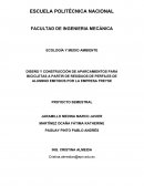 DISEÑO Y CONSTRUCCIÓN DE APARCAMIENTOS PARA BICICLETAS A PARTIR DE RESIDUOS DE PERFILES DE ALUMINIO EMITIDOS POR LA EMPRESA FREYSE