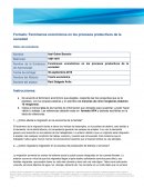 Fenómenos económicos en los procesos productivos de la sociedad