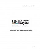 Empresa análisis Externo, interno, situación competitiva y objetivos