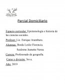 Espacio curricular: Epistemología e historia de las ciencias sociales