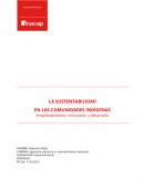 LA SUSTENTABILIDAD EN LAS COMUNIDADES INDÍGENAS