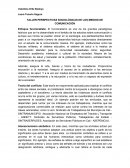 TALLER PERSPECTIVAS SOCIOLÓGICAS DE LOS MEDIOS DE COMUNICACIÓN