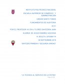 FUNDAMENTOS DE AUDITORIA. “LA TECNICA AL SERVICIO DE LA PATRIA”