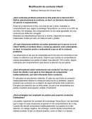 Modificación de la conducta infantil