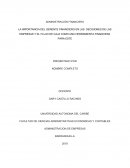 LA IMPORTANCIA DEL GERENTE FINANCIERO EN LAS DECISIONES DE LAS EMPRESAS Y EL FLUJO DE CAJA COMO UNA HERRAMIENTA FINANCIERA PARA ESTE