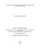 FACTORES ASOCIADOS A LA EFICIENCIA TERMINAL EN PROGRAMAS DE MAESTRÍAS EN DERECHO