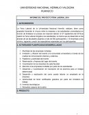 INFORME DEL PROYECTO FERIA LABORAL 2019