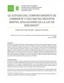 ESTUDIO DEL COMPORTAMIENTO DE CORRIENTE Y VOLTAJE EN CIRCUITOS MIXTOS, APLICACIONES DE LA LEY DE KIRCHHOFF