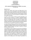 TEXTO A ANALIZAR: ANTROPOLOGÍA DE LA POBREZA. Cinco familias