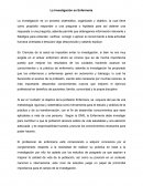 LA INVESTIGACION EN ENFERMERIA