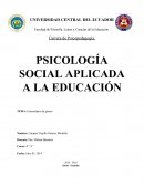 Estereotipos de género