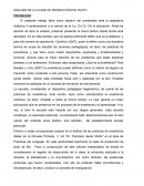 ANALISIS DE PRODUCCIÓN DE TEXTO