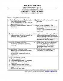 LOS CICLOS ECONOMICOS. Página 1