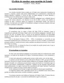 El oficio de enseñar - una cuestión de Estado