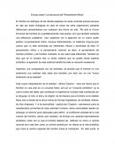 Ensayo sobre “La estructura del Pensamiento Mítico”