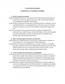 TALLER DE MACROECONOMIA. LA PRODUCCION Y EL CRECIMIENTO ECONOMICO