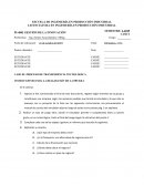 CASO EL PROCESO DE TRANSFERENCIA TECNOLÓGICA