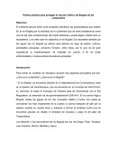 Política pública para proteger el recurso hídrico de Bogotá de las curtiembres