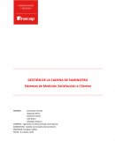 GESTIÓN DE LA CADENA DE SUMINISTRO Sistemas de Medición Satisfacción a Clientes