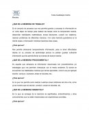 ¿Que es la memoria de trabajo?