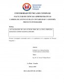 Proyecto investigativo presentado previo a la aprobación de la asignatura de Proyecto Integrador