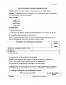 PROCESO PARA ELABORAR UNA EXPOSICION