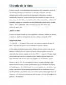 Historia de la tinta