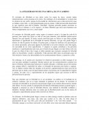 LA FELICIDAD NO ES UNA META, ES UN CAMINO