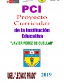 PROYECTO CURRICULAR INSTITUCIONAL EDUCATIVO (P. C. I. E.) DIVERSIFICADO