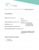 TÉCNICAS PSICOLÓGICAS UTILIZADAS