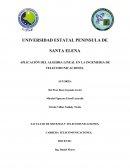 APLICACIÓN DEL ALGEBRA LINEAL EN LA INGENIERIA DE TELECOMUNICACIONES