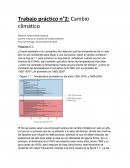 Trabajo práctico n°2: Cambio climático