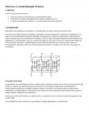 PRÁCTICA 4. EL TRANSFORMADOR TRIFÁSICO