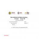 Plan individual de mejora continua