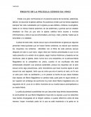 ENSAYO DE LA PELÍCULA CÓDIGO DA VINCI