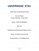 Escuela tradicional y escuela nueva