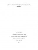 Actividad fisica una propuesta para un estilo de vida saludable