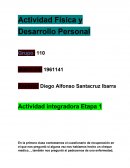 Actividad física y desarrollo personal. Actividad integradora