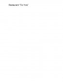 Análisis de mercado. Restaurante Tio Yors