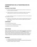 COMPROMETIDOS CON LA TRANSFORMACION DEL MUNDO