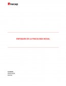 ENFOQUES DE LA PSICOLOGÍA SOCIAL