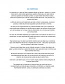 VIOLENCIA. Tipos de violencia, consecuencias y causas