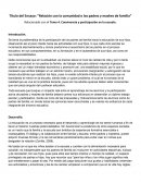 Título del Ensayo: “Relación con la comunidad o los padres y madres de familia”