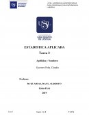 ESTADISTICA APLICADA Tarea 2