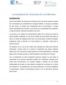 La importancia de la escritura en la enfermeria